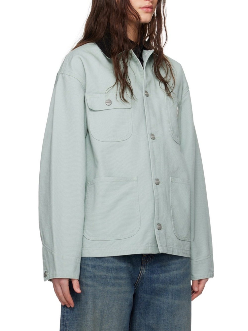 Carhartt WIP OG Michigan Frosted Green Jacket - Picture 3 of 12